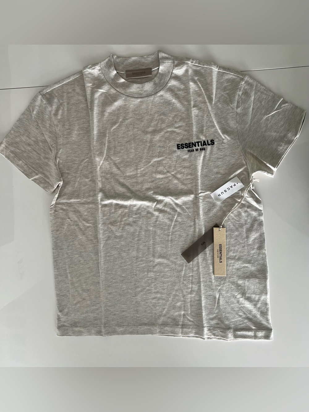 Essentials Fear Of God SS22 Light Oatmeal Shirts